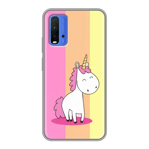 Чехол с рисунком «Радужный Единорог» для Xiaomi Redmi 9T Чехол с рисунком «Радужный Единорог» для Xiaomi Redmi 9T