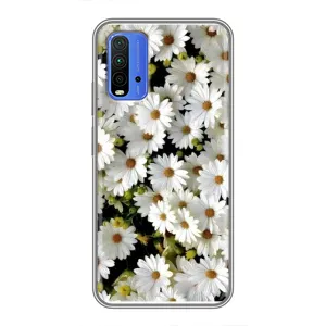 Чохол з ромашками на Xiaomi Redmi 9T (Рамка в ромашках)