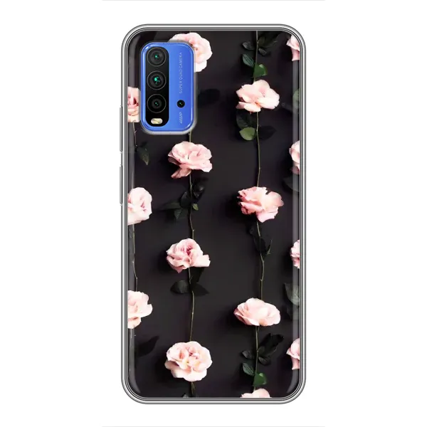 Чехол с рисунком «Розы» для Xiaomi Redmi 9T Чехол с рисунком «Розы» для Xiaomi Redmi 9T