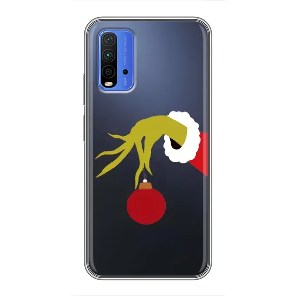Чехол с рисунком «Рука Гринча» для Xiaomi Redmi 9T Чехол с рисунком «Рука Гринча» для Xiaomi Redmi 9T