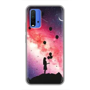 Силиконовые Чехлы Любимому человеку для Xiaomi Redmi 9T (Шарики в небе)