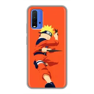 Чехлы с принтом Наруто на Xiaomi Redmi 9T (Силуэт Наруто)
