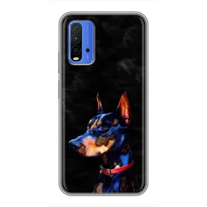 Бампер для Xiaomi Redmi 9T з картинкою "Песики" (Собака Мопсік)
