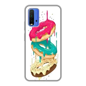 Чохол з зображенням смачної їжі для Xiaomi Redmi 9T (Соковиті пончики)