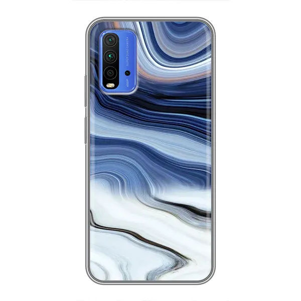 Чехол с рисунком «Светлый мрамор» для Xiaomi Redmi 9T Чехол с рисунком «Светлый мрамор» для Xiaomi Redmi 9T