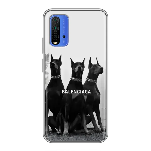 Чехол с рисунком «Три добермана» для Xiaomi Redmi 9T Чехол с рисунком «Три добермана» для Xiaomi Redmi 9T