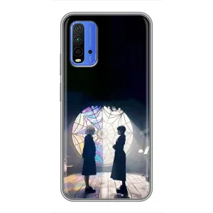 Чохол з картинкою Венсдей на Xiaomi Redmi 9T (Внсдей і Енід)
