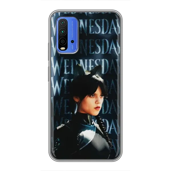 Чехол с рисунком «Уэнздей с ушками» для Xiaomi Redmi 9T Чехол с рисунком «Уэнздей с ушками» для Xiaomi Redmi 9T