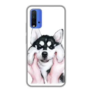 Бампер для Xiaomi Redmi 9T з картинкою "Песики" (Собака Хаскі)