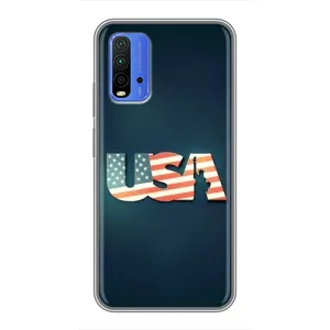 Чохол Прапор USA для Xiaomi Redmi 9T (USA)