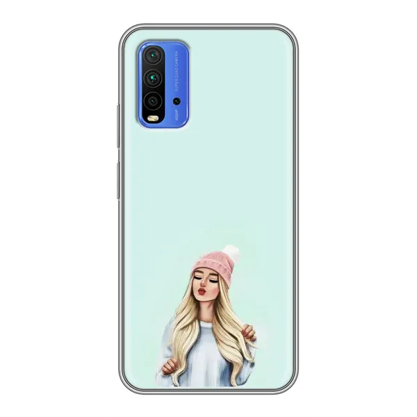 Чехол с рисунком «В шапке» для Xiaomi Redmi 9T