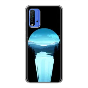 Літній Чохол на Xiaomi Redmi 9T (Синій Водоспад)
