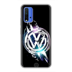Чехол "Фольксваген" для Xiaomi Redmi 9T (Volkswagen на черном)