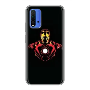 Чехол Супергерой Железный человек на Xiaomi Redmi 9T (Железный человек)