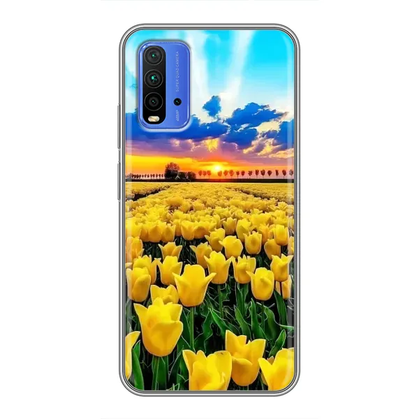 Чехол с рисунком «Желтые тюльпаны» для Xiaomi Redmi 9T Чехол с рисунком «Желтые тюльпаны» для Xiaomi Redmi 9T