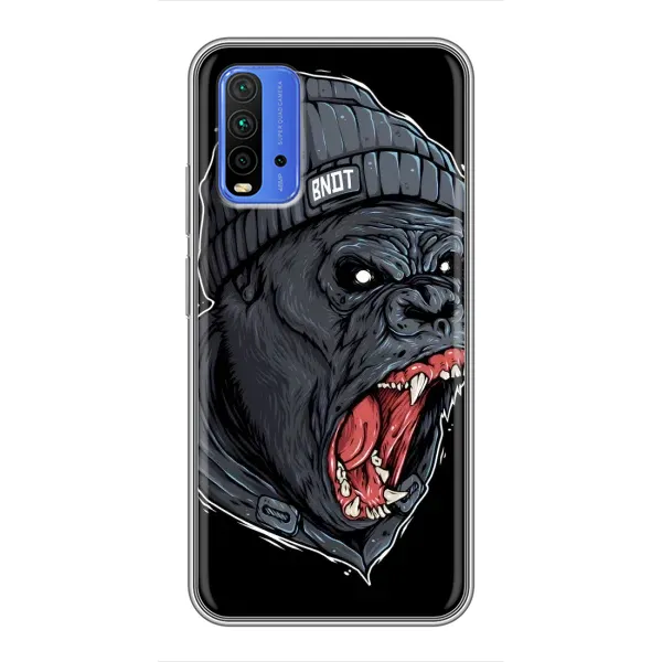 Чехол с рисунком «Злая Обезьяна» для Xiaomi Redmi 9T Чехол с рисунком «Злая Обезьяна» для Xiaomi Redmi 9T