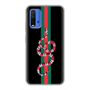 Чехлы Бренд GUCCI для Xiaomi Redmi 9T (Змей Гуччи)