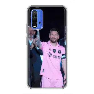 Чохли Лео Мессі в Маямі на Xiaomi Redmi 9T (Золотий м'яч Мессі)
