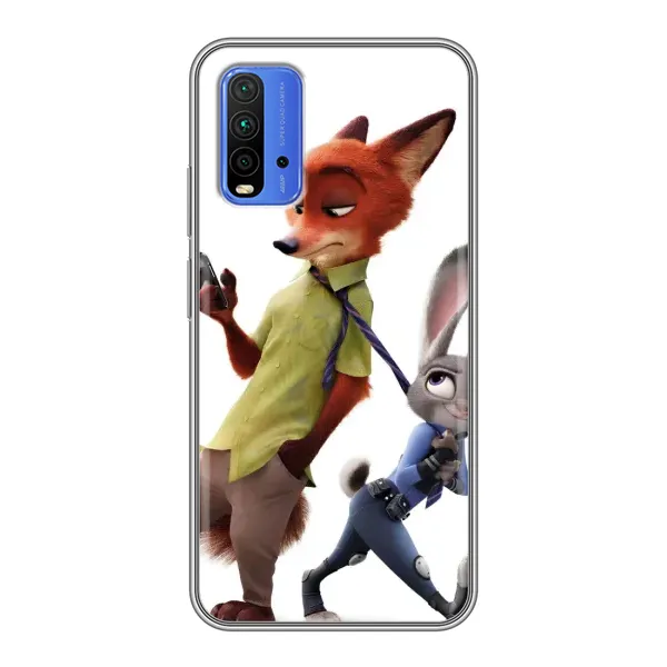 Чехол с рисунком «Зверополис герои» для Xiaomi Redmi 9T Чехол с рисунком «Зверополис герои» для Xiaomi Redmi 9T