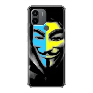 Чехол с Украинской символикой на Редми А1 Плюс (Анонимус патриот)