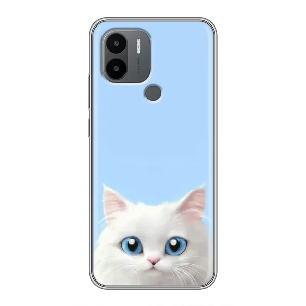 Чехол с рисунком «Белый кот» для Xiaomi Redmi A1 Plus Чехол с рисунком «Белый кот» для Xiaomi Redmi A1 Plus