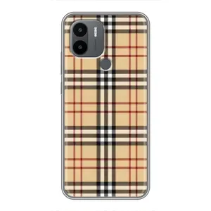 Чехол с Брендами одежды на Редми А1 Плюс (Burberry стиль)