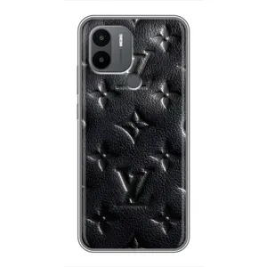 Текстурний Чохол Louis Vuitton для Редмі А1 Плюс (Чорний ЛВ)