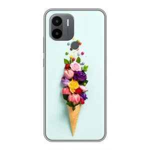 Чохли з тематикою "КВІТИ" на Xiaomi Redmi A1 Plus (Квітка-морозиво)