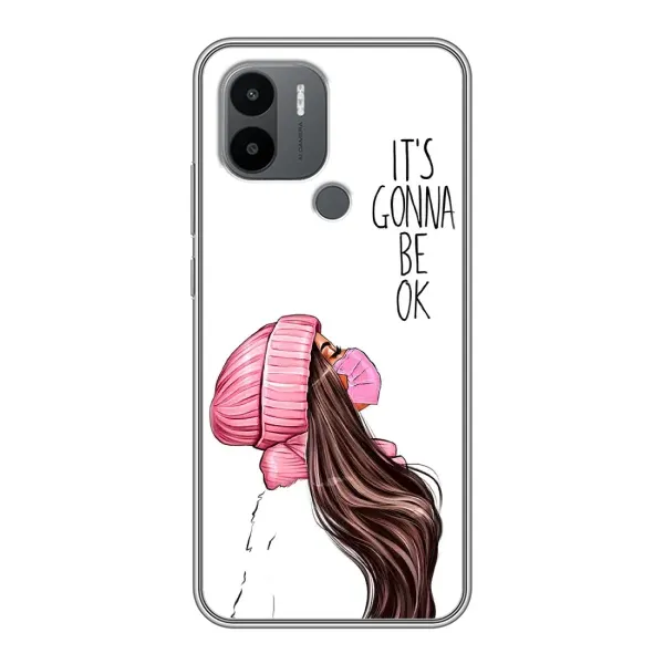 Чехол с рисунком «Девушка в маске» для Xiaomi Redmi A1 Plus Чехол с рисунком «Девушка в маске» для Xiaomi Redmi A1 Plus