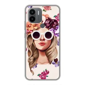 Чехол с картинкой Модные Девчонки Xiaomi Redmi A1 Plus (Девушка в очках)