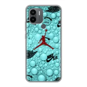 Силіконовый Чохол Nike Air Jordan на Редмі А1 Плюс (Джордан Найк)