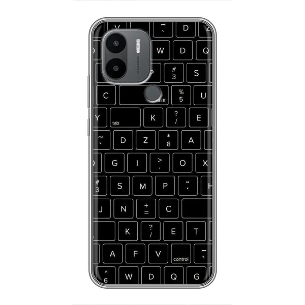 Чехол с рисунком «Клавиатура» для Xiaomi Redmi A1 Plus Чехол с рисунком «Клавиатура» для Xiaomi Redmi A1 Plus