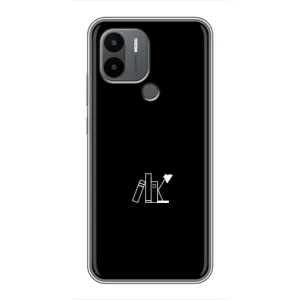 Чехол с картинками на черном фоне для Xiaomi Redmi A1 Plus (Книжки)