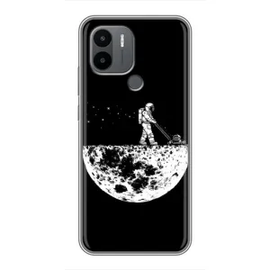 Силиконовый Чехол с принтом "Космонавты" на Xiaomi Redmi A1 Plus (Космонавт)