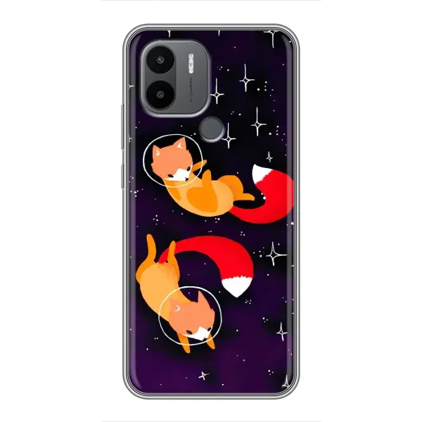 Чехол с рисунком «Лисы» для Xiaomi Redmi A1 Plus Чехол с рисунком «Лисы» для Xiaomi Redmi A1 Plus