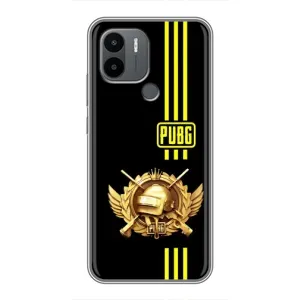 Чехол (TPU) с картинкой "Лого Пабг" на Редми А1 Плюс (Лого PUPG)
