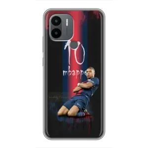 Чехол (TPU) с Футболистом на Xiaomi Redmi A1 Plus (MBAPPE 10)