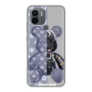 Силіконовий чохол для Xiaomi Redmi A1 Plus (Ведмідь Louis Vuitton)