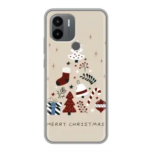 Чехол Санта Клаус для Xiaomi Redmi A1 Plus (Merry Christmas)