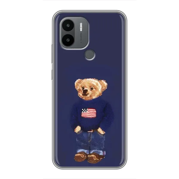 Чехол с рисунком «Мишка USA» для Xiaomi Redmi A1 Plus Чехол с рисунком «Мишка USA» для Xiaomi Redmi A1 Plus