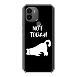 Бампер з зображенням Котиків для Редмі А1 Плюс (Not Today)