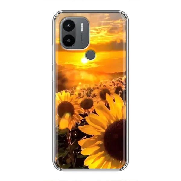 Чехол с рисунком «поле подсолнухов» для Xiaomi Redmi A1 Plus