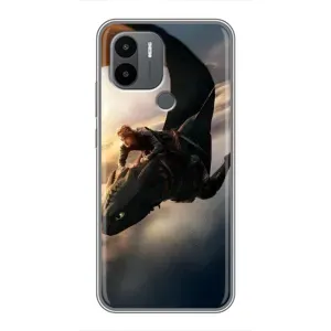 Чехол дракон Беззубик для Xiaomi Redmi A1 Plus (Полет Беззубика)