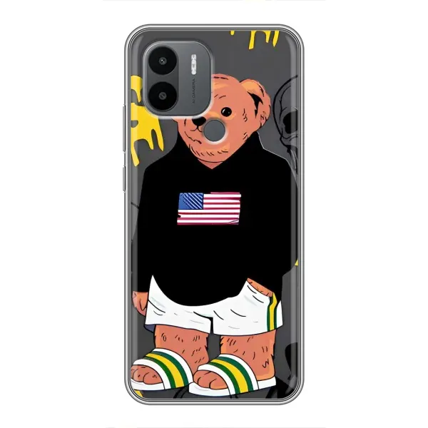 Чехол с рисунком «Teddy USA» для Xiaomi Redmi A1 Plus Чехол с рисунком «Teddy USA» для Xiaomi Redmi A1 Plus