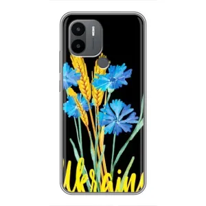 Чохол на Xiaomi Redmi A1 Plus (Український дизайн) (Україна в квітах)
