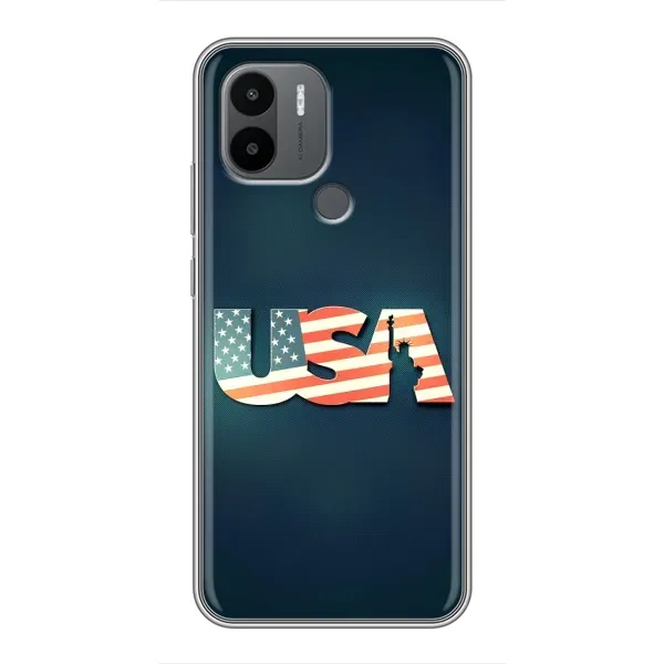 Чехол с рисунком «USA» для Xiaomi Redmi A1 Plus Чехол с рисунком «USA» для Xiaomi Redmi A1 Plus