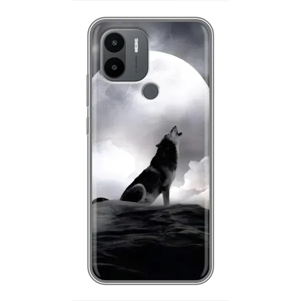 Чехол с рисунком «Волк и луна» для Xiaomi Redmi A1 Plus Чехол с рисунком «Волк и луна» для Xiaomi Redmi A1 Plus