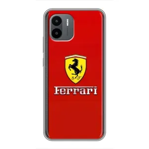 Силіконовий бампер з картинкою машини на Xiaomi Redmi A1 (Ferrari Logo)