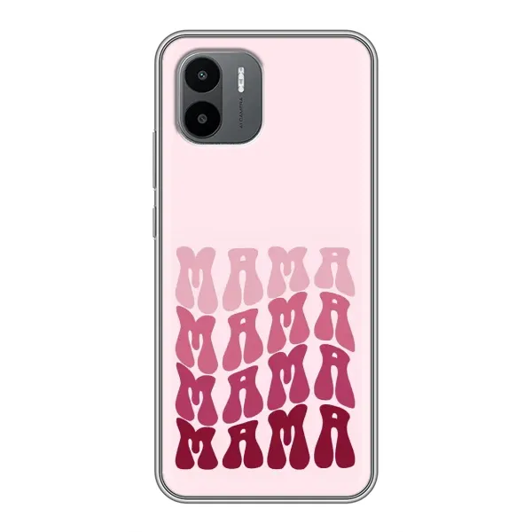 Чехол с рисунком «Надпись мама» для Xiaomi Redmi A1 Чехол с рисунком «Надпись мама» для Xiaomi Redmi A1