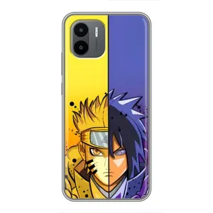 Купить Чехлы на телефон с принтом Anime для Xiaomi Redmi A1 (Naruto Vs Sasuke)